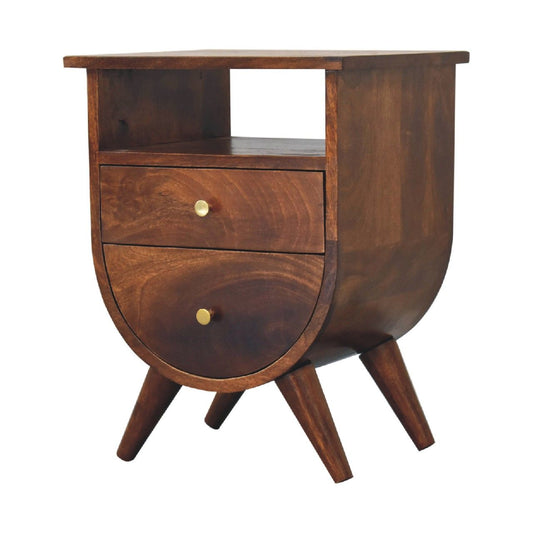 Split - Bedside Table - Chestnut