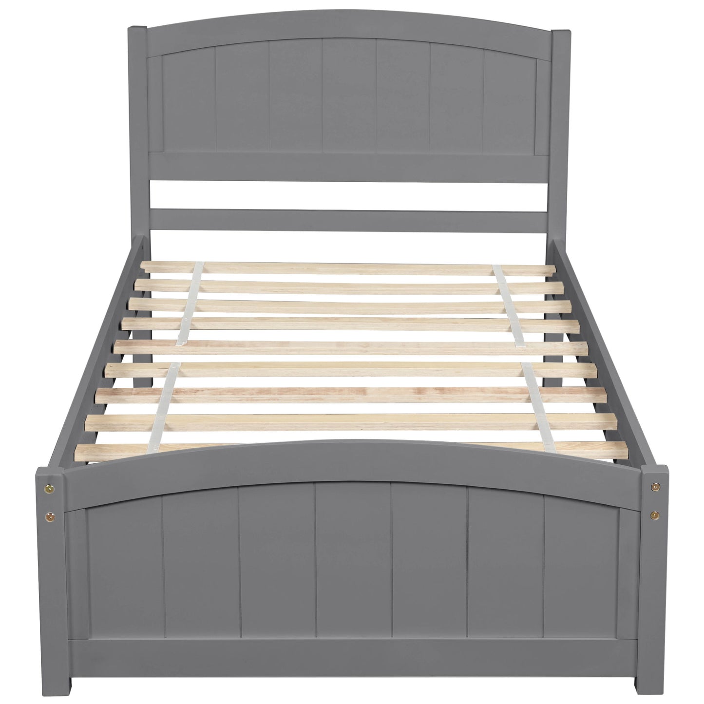 Platform Bed & Headboard, Footboard And Wood Slat Support