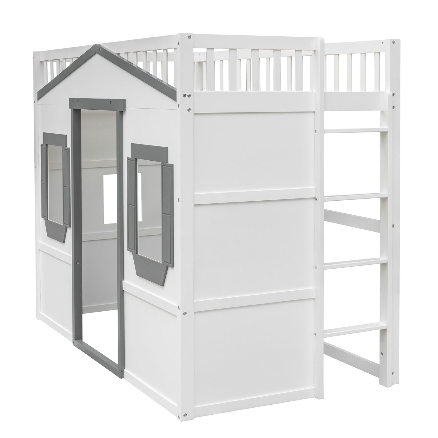 Elegant House Loft Bed With Ladder