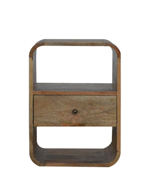 London - Nightstand - Beige Brown