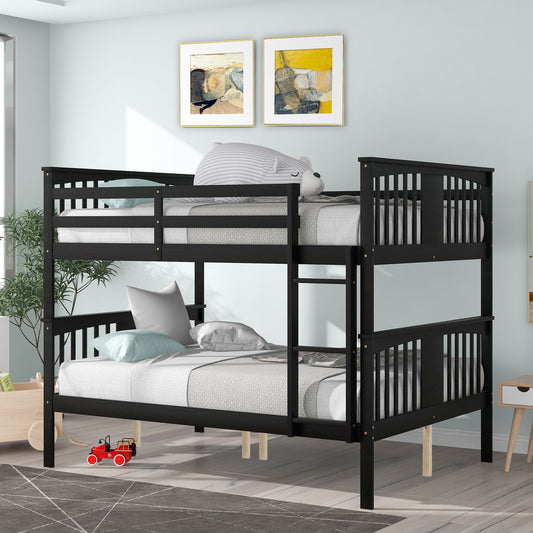 Bunk Bed With Ladder For Bedroom