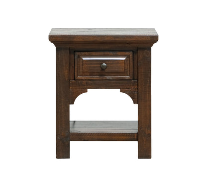1 Drawer Nightstand - Brown