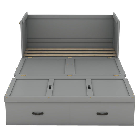 Murphy Bed With USB Port And A Large Drawer