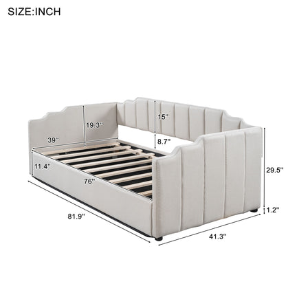 Modern Upholstered Daybed With Underneath Storage