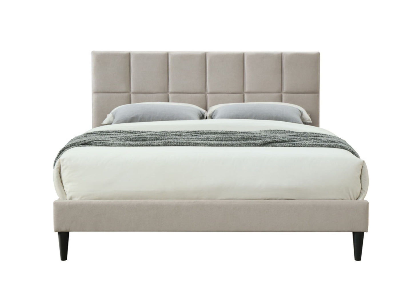 Full Sized Squares Bed With USB