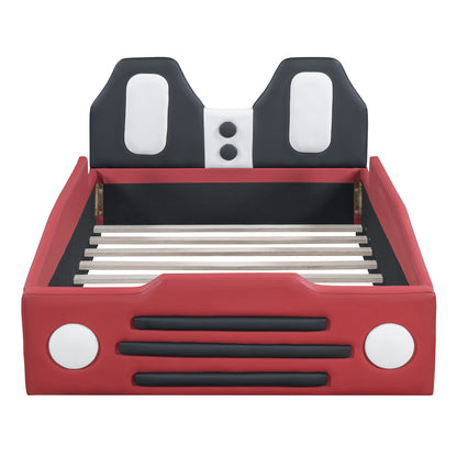 High Quality Race Car Shaped Platform Bed & Wheels