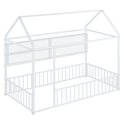 House Frame With Fence And Shelves