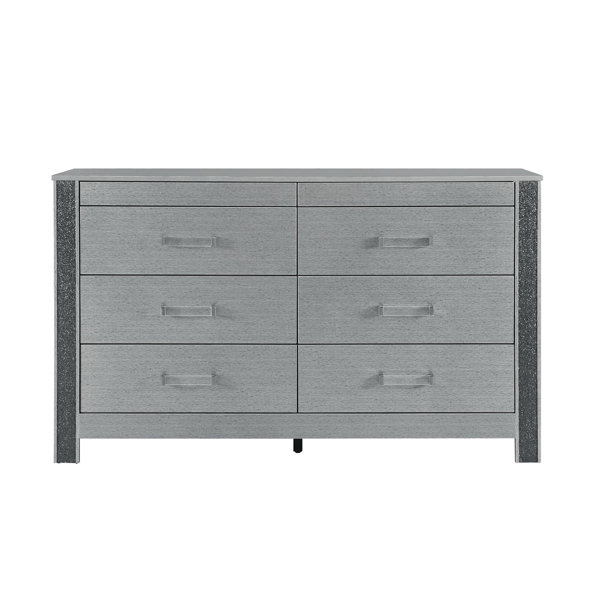 Lorenzo - Dresser With Hidden Jewelry Compartment And Bar Handles In Lorenzo - Dresser With Hidden Jewelry Compartment And Bar Handles In