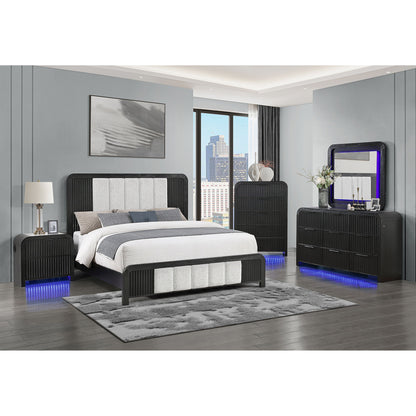 Beverly - 5 Piece Bedroom Set With Fluted Detailing