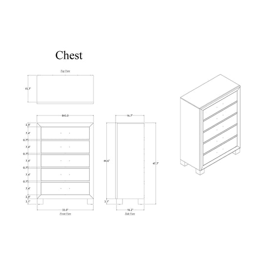 Rover - Chest - Gray