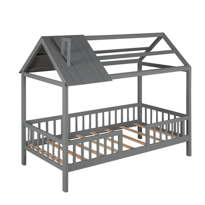 House Bed With Fence