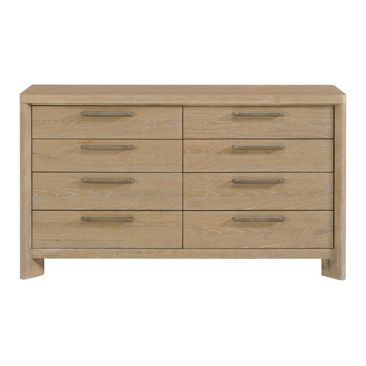 8 Drawer Dresser - Tan - Wood