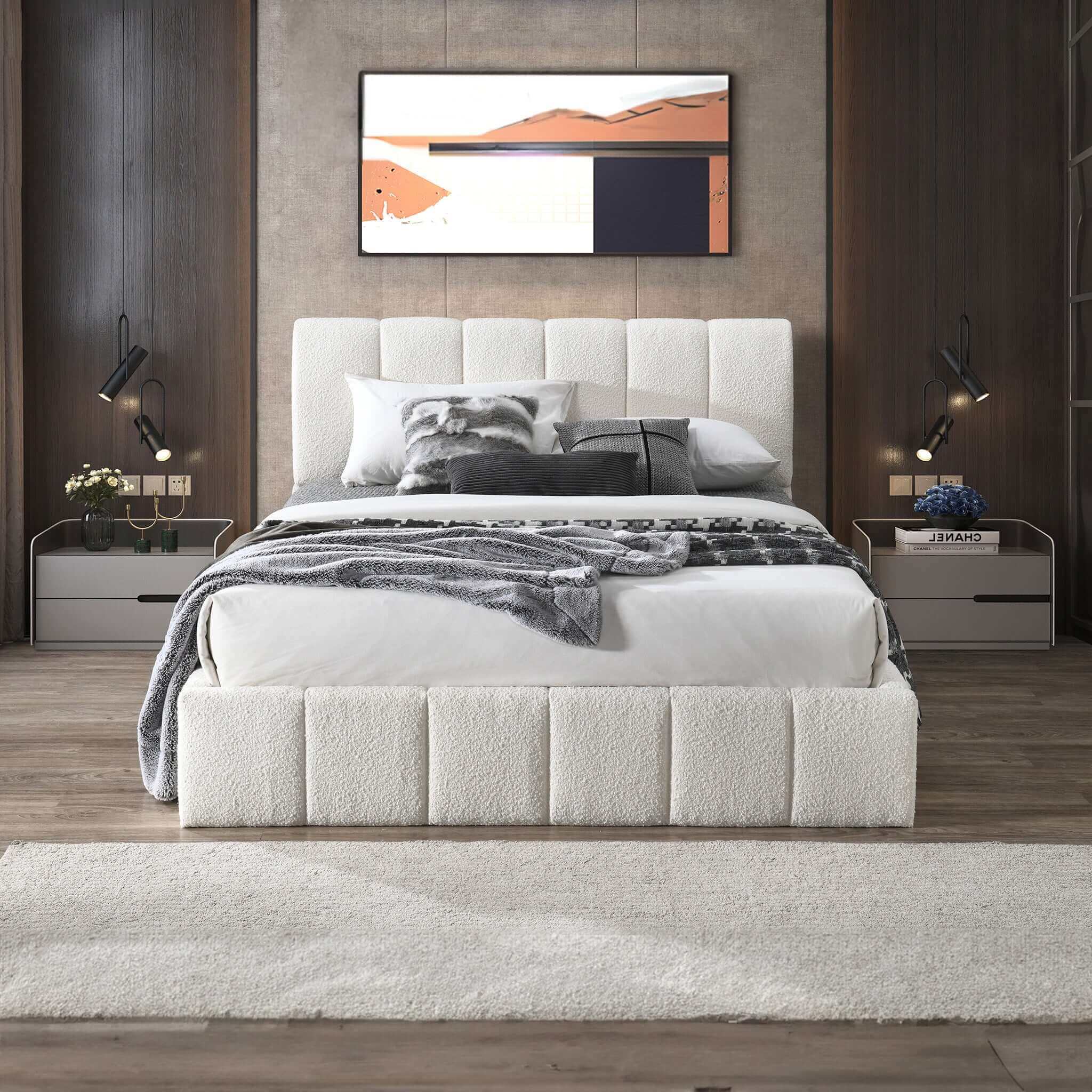 Ashcroft Furniture Hilar Platform Bed - Thumbnail 4